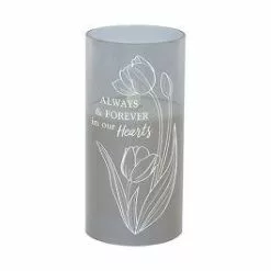 Carson Home Accents LED Metallic Candle - In Hearts