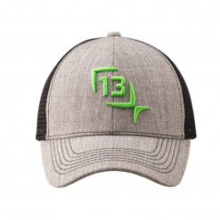 13 Fishing "Green Matter" Hat - Green Logo - OSFM
