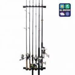Rush Creek Creations 6 Rod Fishing All Weather Holder