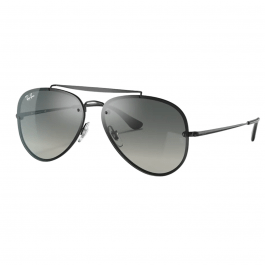 Ray-Ban Sunglasses Ray-Ban Blaze Aviator Sunglasses - Black Frame - Grey Gradient -Footwear Sales 8053672830323