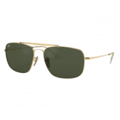 Ray-Ban Sunglasses Ray-Ban Colonel Sunglasses - Gold Frame - Green Classic G-15