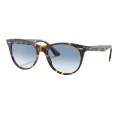 Ray-Ban Sunglasses Ray-Ban Wayfarer II Fleck Sunglasses - Polished Yellow Havana - Light Blue Gradient