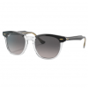 Ray-Ban Sunglasses Ray-Ban Hawkeye Sunglasses - Black On Trasparent Frame - Grey Gradient