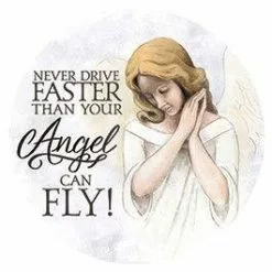Carson Home Accents Angel Car Coaster