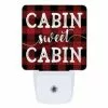 Carson Home Accents Cabin Sweet Nightlight