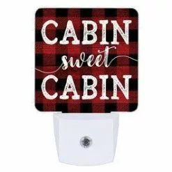 Carson Home Accents Cabin Sweet Nightlight