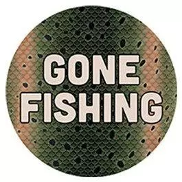 Carson Home Accents Carson Gone Fishing Car Coaster 1 Carson Home Accents Carson Gone Fishing Car Coaster