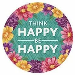 Carson Home Accents Think Happy Car Coaster