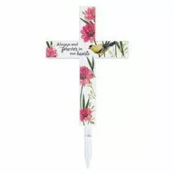 Carson Home Accents Solar Cross Stake - Always