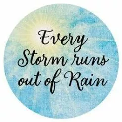 Carson Home Accents Every Storm Car Coaster