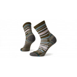 Smartwool Women's Hike Light Cushion Stitch Stripe Mid Crew Socks