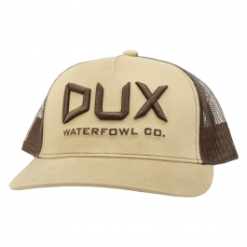 DUX Waterfowl Co. DUX Early Riser Patch Hat - Khaki/Coffee - OSFM