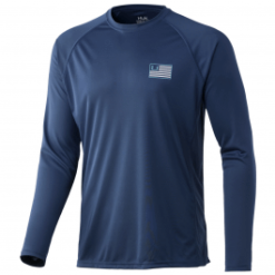 HUK Men's HUK And Bars Pursuit LS Shirt
