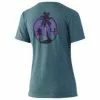 HUK Women's Palmetto Crew-Neck SS Shirt