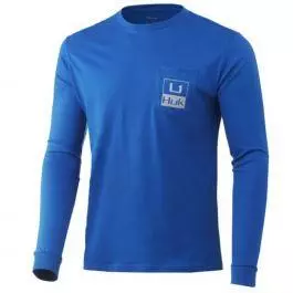 Huk Men's Pocket Long Sleeve Tee 1 Huk Men's Pocket Long Sleeve Tee