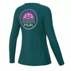 HUK Women's Sunwaves Pursuit LS Shirt