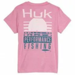 HUK Women's Striped Horizon Tee