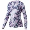 HUK Women's Tall Leaves Pursuit LS Shirt