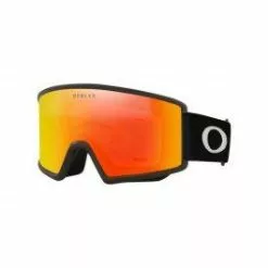 Oakley Target Line L Snow Goggles - Matte Black Frame - Fire Iridium