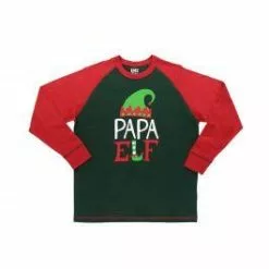 Lazy One Papa Elf Long Sleeve PJ Tee