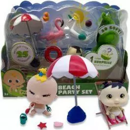 THIN AIR BRANDS Thin Air Pea Pod Babies Beach Party Playset 1 THIN AIR BRANDS Thin Air Pea Pod Babies Beach Party Playset