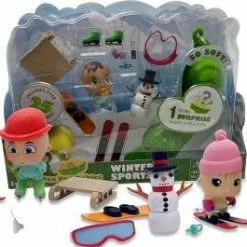 Thin Air Brands Pea Pod Babies Winter Sports Playset